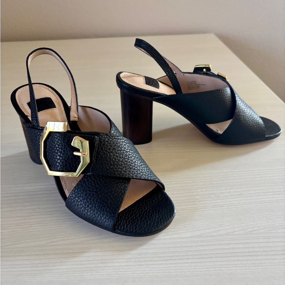 Louise et Cie Black Heeled Sandals